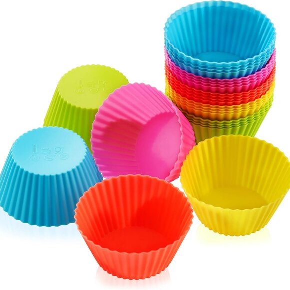 20 Pieces Wax Melt Warmer Liners Reusable Silicone Leakproof Wax Liner Candle Tr - Picture 1 of 6